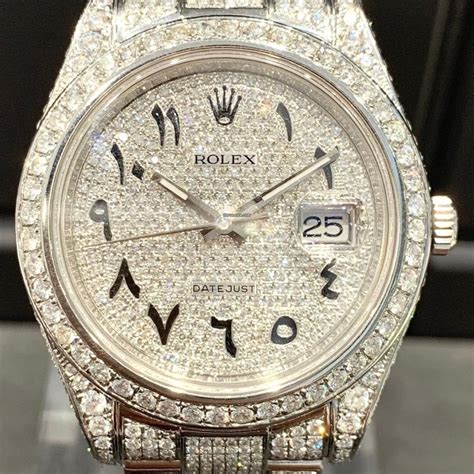 rolex icewatch|rolex iced out arabic.